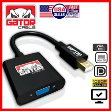 Mini DisplayPort DP To VGA Adapter Converter Thunderbolt For MacBook Mac AirPro