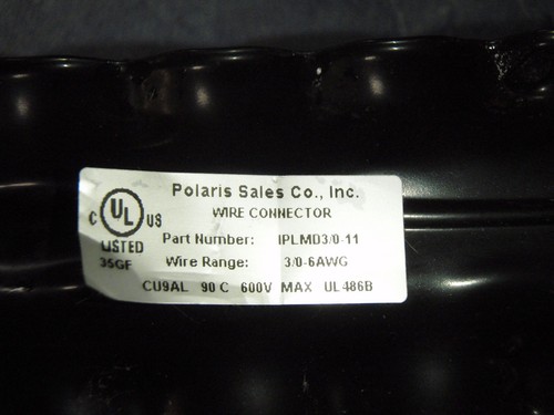 RARE Polaris Insulated Power Bus Bar Connector IPLMD 3/0-11 - Picture 6 of 8