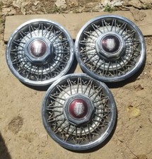 Wire Wheel Cover 1979-1986 Ford Ltdmercury Marquis Set Of 3 Oem 14
