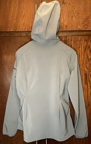 Columbia Michigan St Spartans CLG Heather Canyon Softshell Jacket Gray Womens XL - Picture 2 of 8