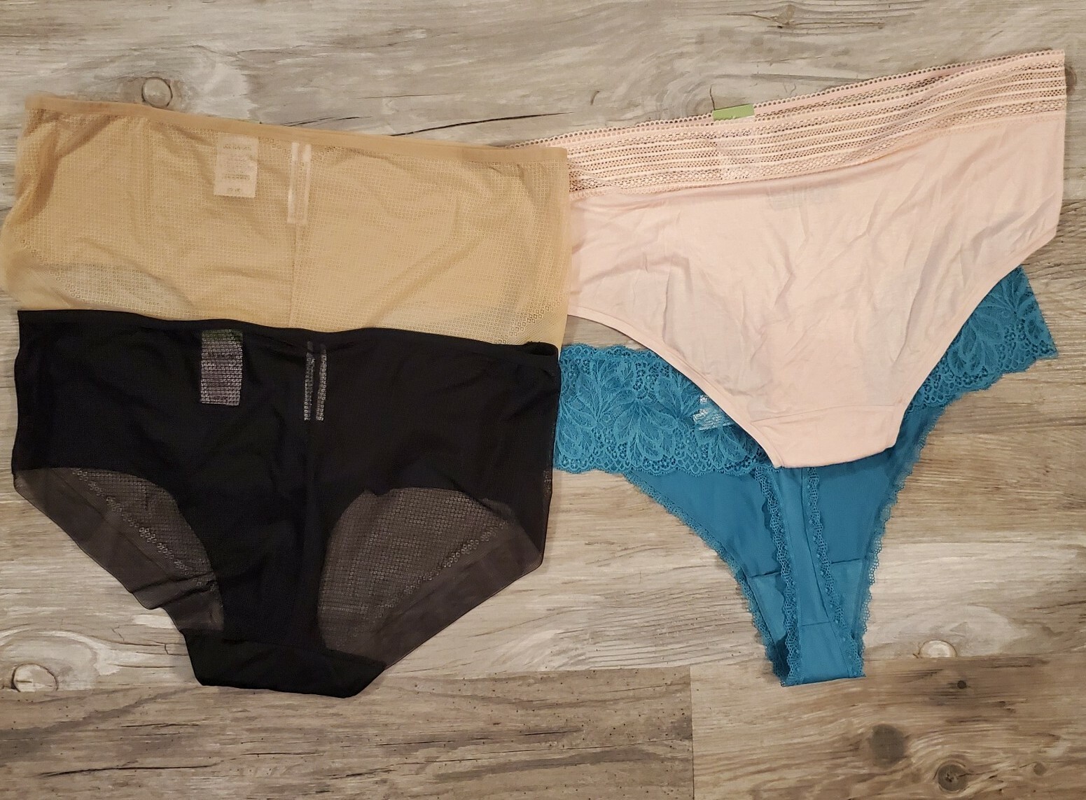 4 PAIR Women's Auden Underwear 3 Hipster/1 Thong Panties All Size 3X Lot eBay