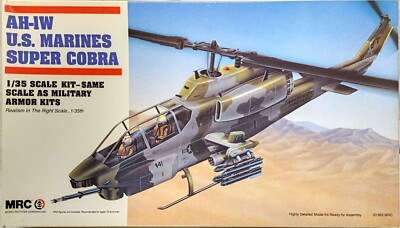 MRC BA100 Bell AH-1W US Marines Super Cobra 1:35 Neu Bauteile versiegelt in OVP