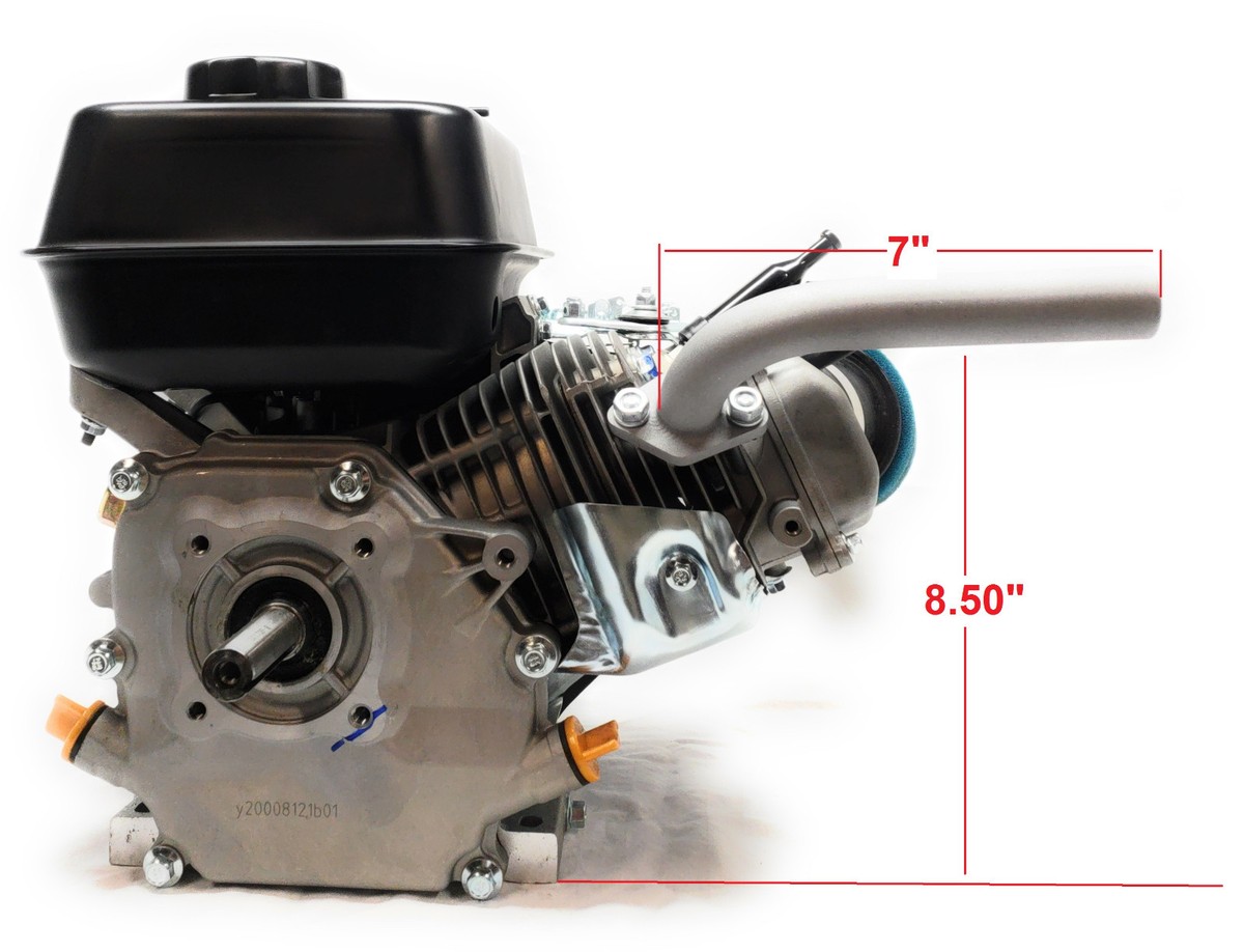 Low Profile Exhaust, Predator 212cc, Honda GX160 & GX200. Go Kart