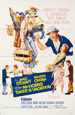 Mr. Hobbs Takes a Vacation 1962 U.S. One Sheet Poster | eBay