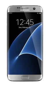 Samsung Galaxy S7 edge SM-G935A - 32GB - Silver Titanium 