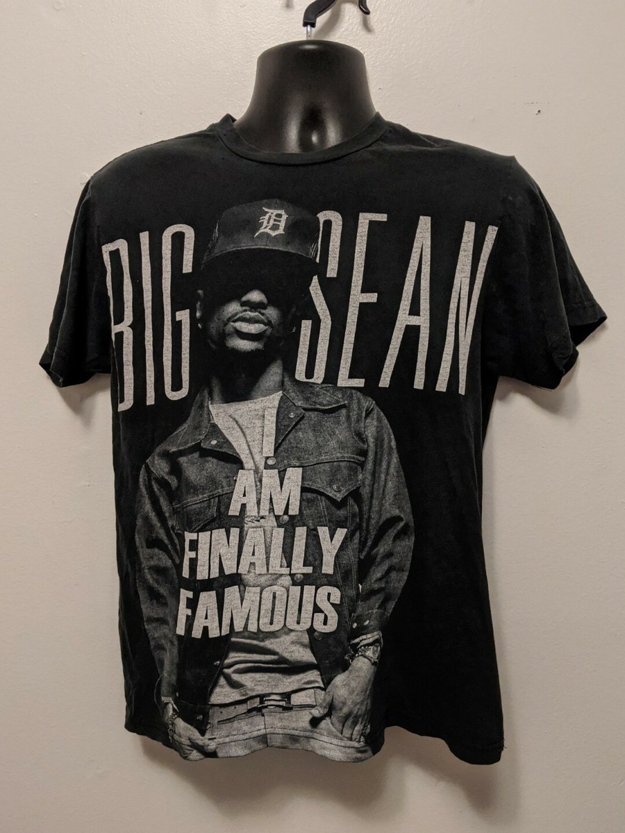 BIG SEAN I Am Finally Famous T-SHIRT Sz Med RAP HIP HOP Detroit GOOD Music