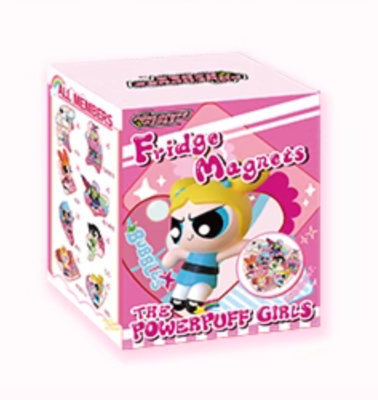 💡 TOP TOY x The Powerpuff Girls Fridge Magnets One Blind Box w