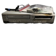 Sanyo DVW-7200 DVD VCR Combo Player 4-head VHS Recorder W/ OEM Remote Tested