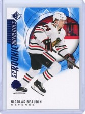 2020-21 Upper Deck SP Nicolas Beaudin Rookie Authentics - Chicago Blackhawks