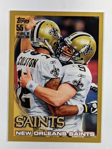 New Orleans Saints #137 2010 Topps card