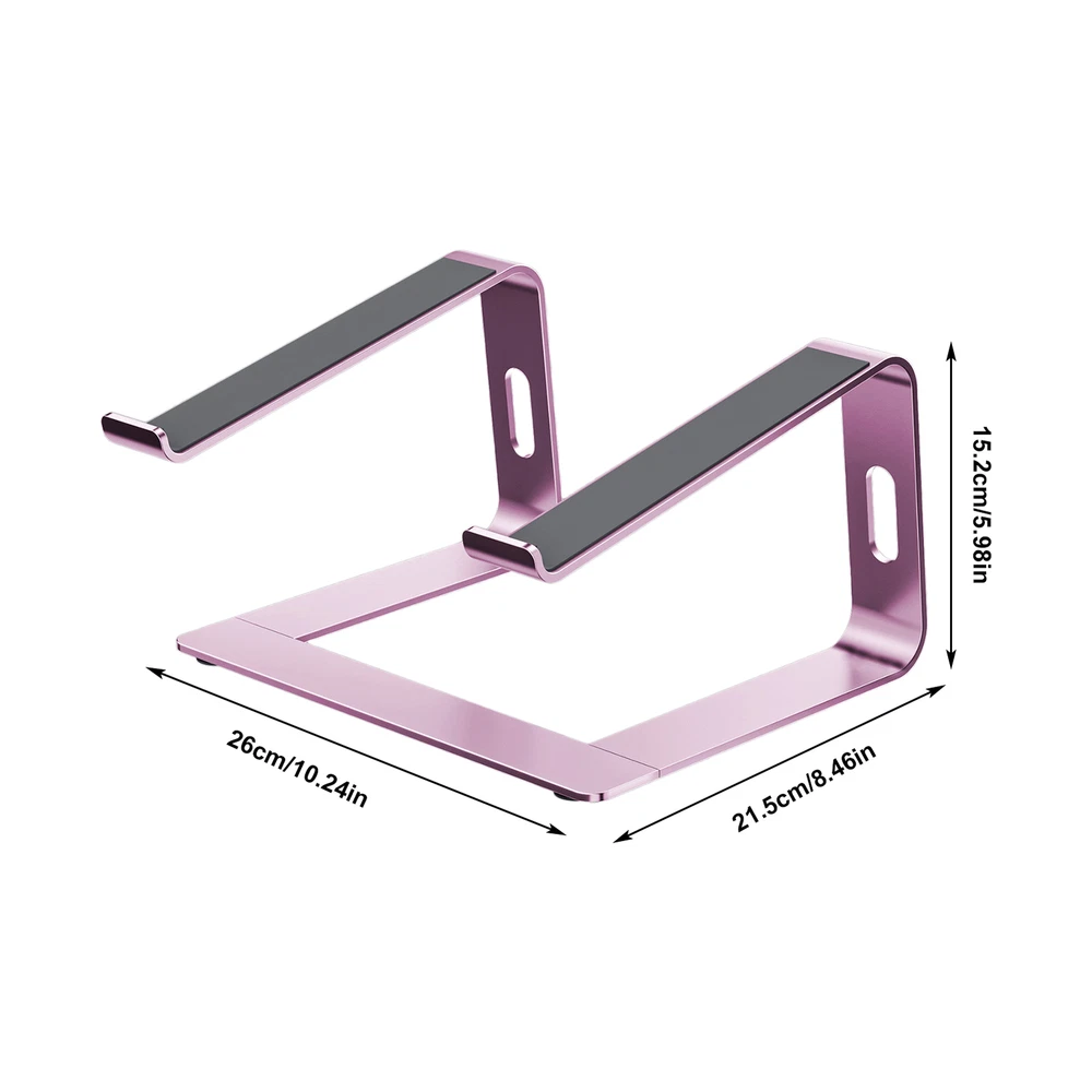 Aluminum Laptop Stand Ergonomic Stable PC Notebook Riser Holder