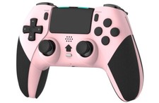 CHEREEKI T29 Mando Inalámbrico para PS4, Mando PS4 con Conector para Micrófono