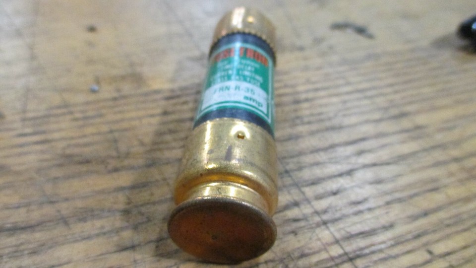 Fusetron FRN R 35 Dual Element Time Delay Fuse 35A 250V USED | eBay