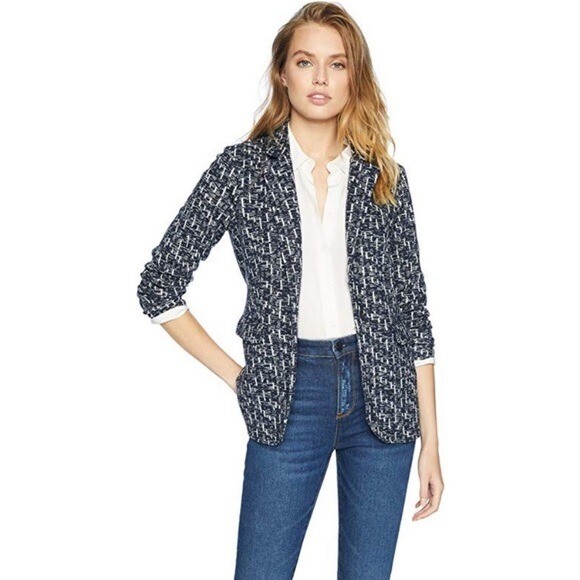 Nick Zoe on the go knit blazer jacket M Australia