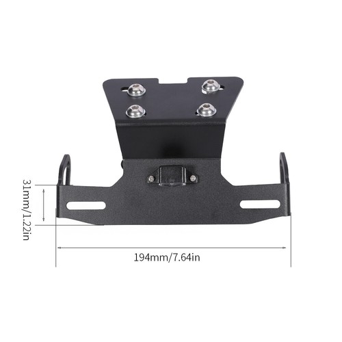 Soporte de matrícula LED eliminador de guardabarros para Yamaha FZ6R XJ6N 2009-2016 - Imagen 4 de 15