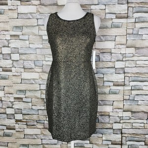 black shimmer bodycon dress