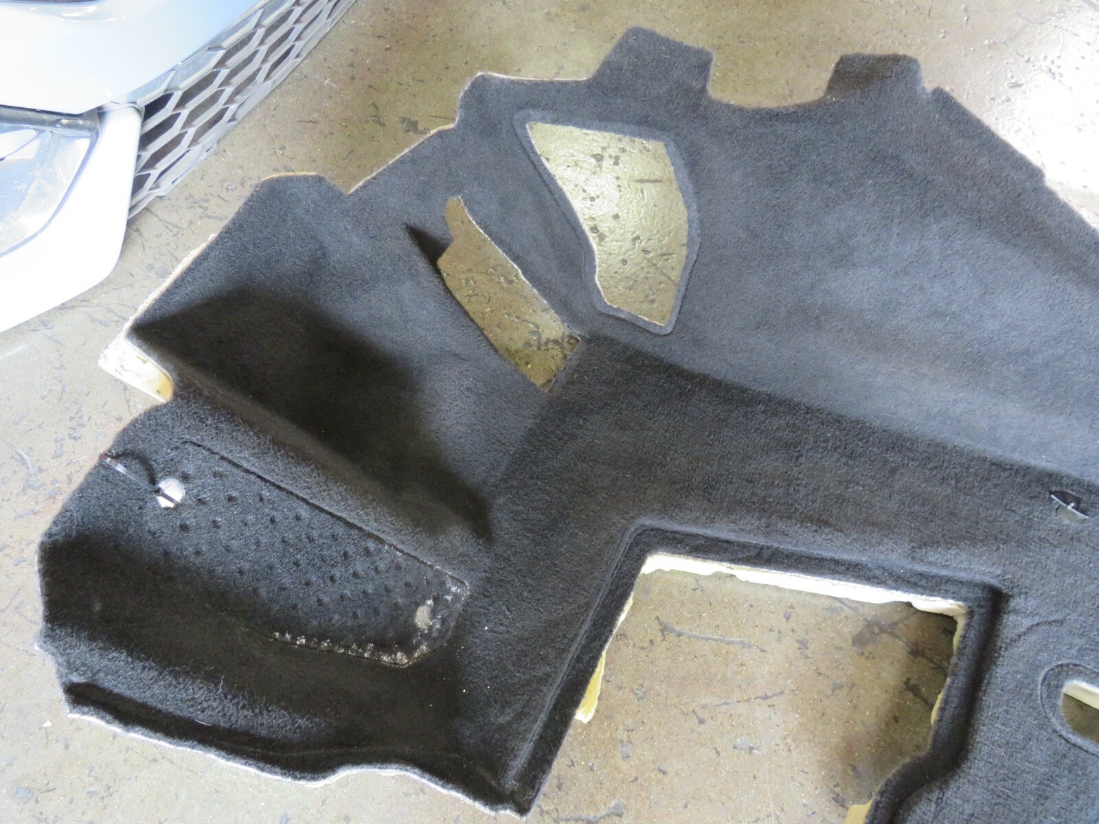 Ferrari FF, LH, Left, Floor Carpet, Black, Used, P/N 84103090