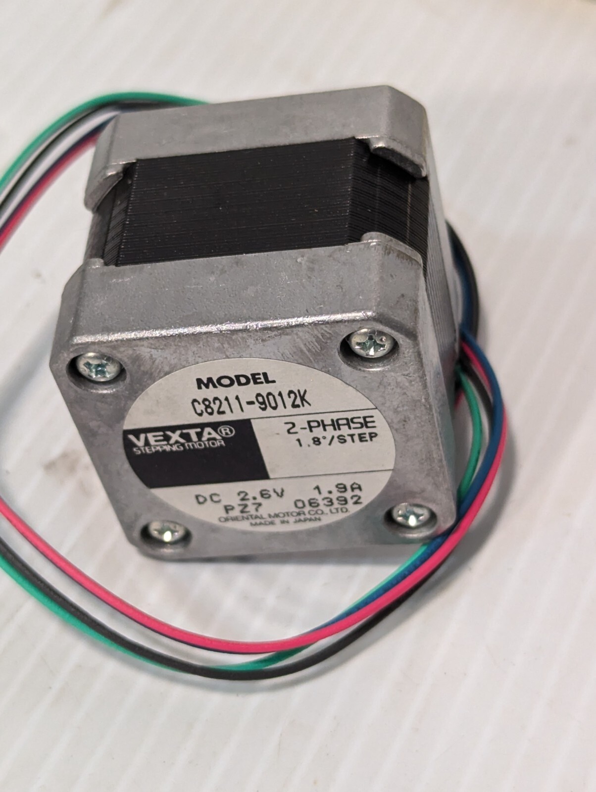 Vexta C8211-9012K 2-Phase Stepping Motor+Returns