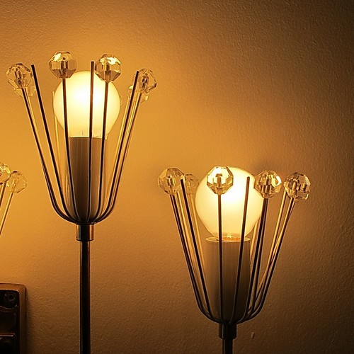 Wandleiste Wandlampe 50s Mid Century brass wall lamp Emil Stejnar Rupert Nikoll - Picture 4 of 12
