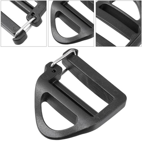20 Pcs Plastic Ladder Buckle Bag Fasteners for Making Webbing Material