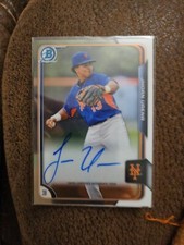 2015 BOWMAN CHROME JHOAN URENA  AUTOGRAPH RC METS