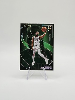 Jaylen Brown 2024-25 Panini Silhouette Holo Silver SP #/149 #60