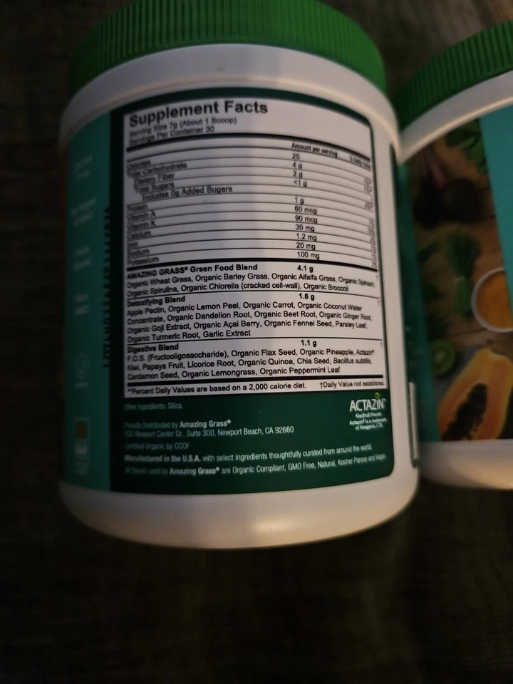 Verdes increíble mezcla de hierba superalimento exp original porciones en polvo 7,4 OZ desintoxicación  Foto 2 de 3