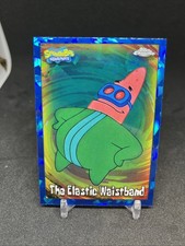 The Elastic Waistband 2025 Topps Chrome SpongeBob SquarePants Sapphire #137