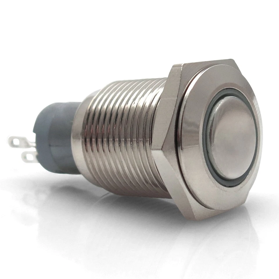 Botón Billet 16mm Enganche con LED Anillo Azul uconnect Accesorios sbc Foto 4 de 4