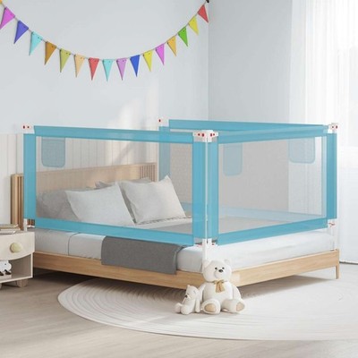 Bedhek Kleinkind 180x25 cm Stoff blau