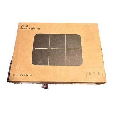  NEW  Vivint Smart Lighting Switch Plate Toggle 3-Gang VS-SWTCHPLT-T03