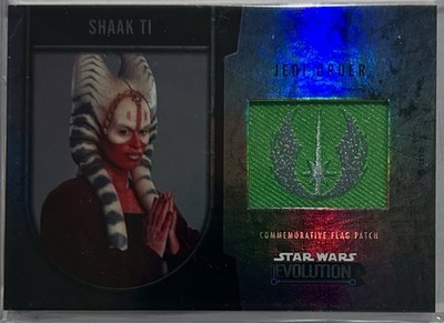 #54/170 SHAAK TI Jedi Order Flag Patch 2016 Topps STAR WARS EVOLUTION