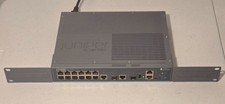 Juniper EX2200-C-12T-2G 12-Port Gigabit Managed Switch Tested - Rack Ears  Cord