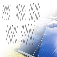 Fiberglas Zeltstangen, Ersatz, schwarz, vormontierte Zeltstangen, einfach zu