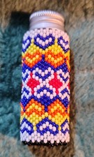 Native American Style Peyote Beaded Glass Kee...