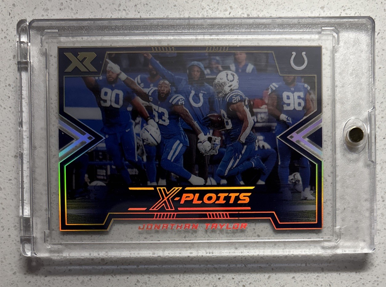 2022 Panini XR X-Ploits Jonathan Taylor Colts XP-6 Football NFL CASE HIT!!!!! JT