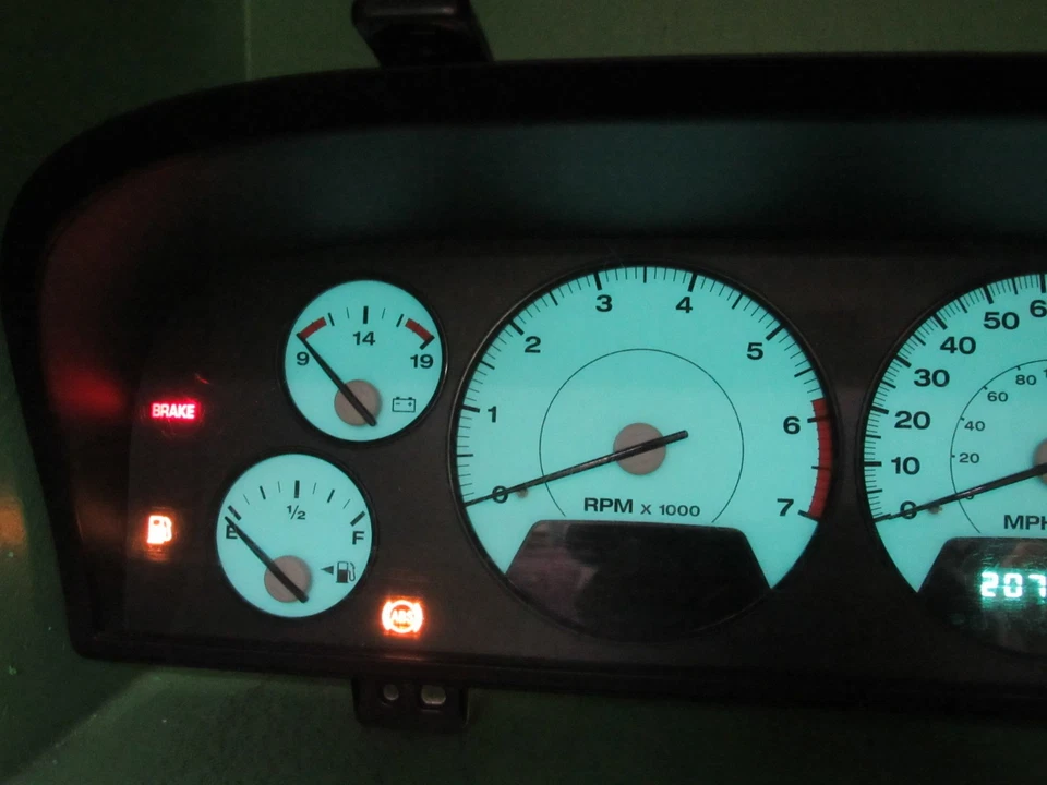 02-04 Jeep Grand Cherokee WJ CUADRO DE INSTRUMENTOS KILOMETRAJE PROGRESIVO RECONSTRUIDO 2866 Foto 3 de 4