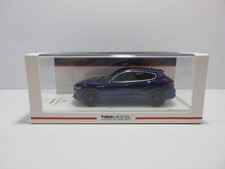Mini car 1/43 TSM model Maserati Levante V8 Trofeo Blue Emozione dealer genuine