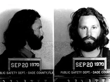 1970 JIM MORRISON Mugshot High Quality Metal Fridge Magnet 3x4 7083