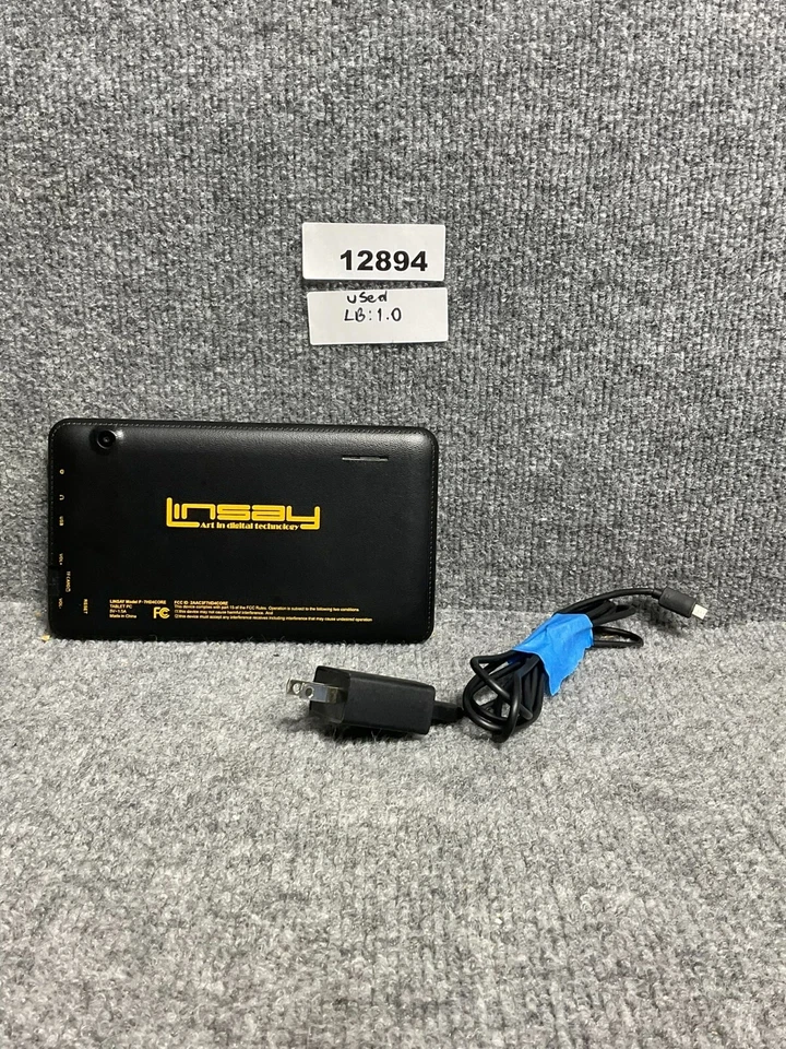 Linsay 7" Display Tablet PC F-7HD4CORE 📱 Quad Core Dual Camera Multi-touch Blac - Image 2 of 4