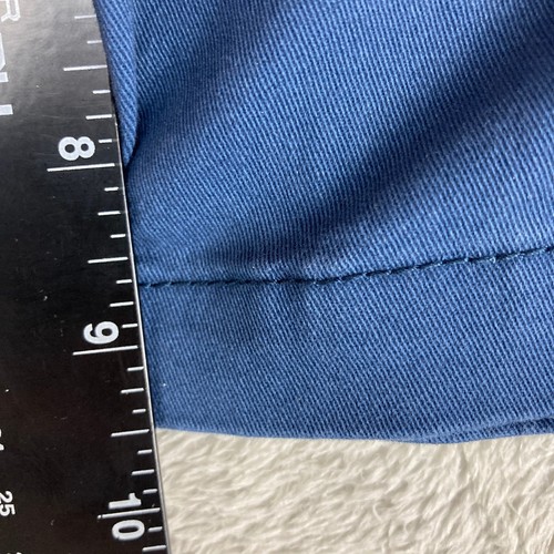 IZOD Saltwater Stretch Mens Blue Chino Shorts Size 40 Casual - Picture 10 of 14