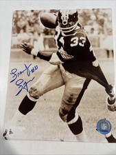 FRENCHY FUQUA AUTOGRAPH SIGNED 8 x 10 B & W PHOTO PITTSBURGH STEELERS #33  Blue