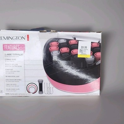 Remington H5600 Hot Rollers Set 3 Sizes Tourmaline Plate Color Clips