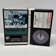 The Desert Fox Betamax Beta 1979 James Mason Cedric Hardwicke