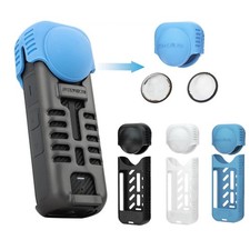 Silicone Camera Body Protective Cover Lens Cap Case for Insta360 X4 Camera Parts