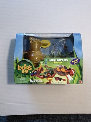 Vintage Disney A Bug's Life Bug Circus Transforming Flea Playset 1998 Mattel NIB