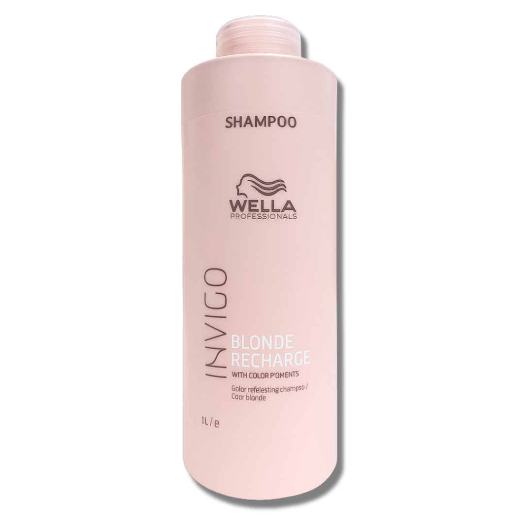 Wella - Invigo Blonde Recharge Shampoo Cool Blond Farbpflege | 1000 ml