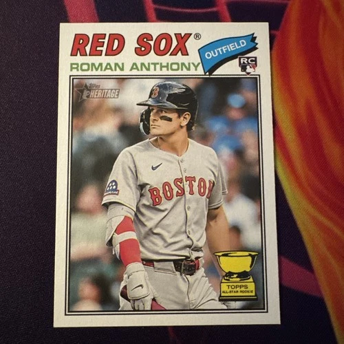 Topps Heritage Roman Anthony Boston Red Sox Rookie All-Star #86 Baseball Card