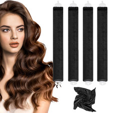 Heatless Curls Overnight Set - Jumbo Overnight Hair Curlers to Sleep In, Soft Ve