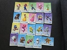 Vintage Nintendo Mario Party 8 Trading Cards Complete LOT 20 Rare Promo NES WII